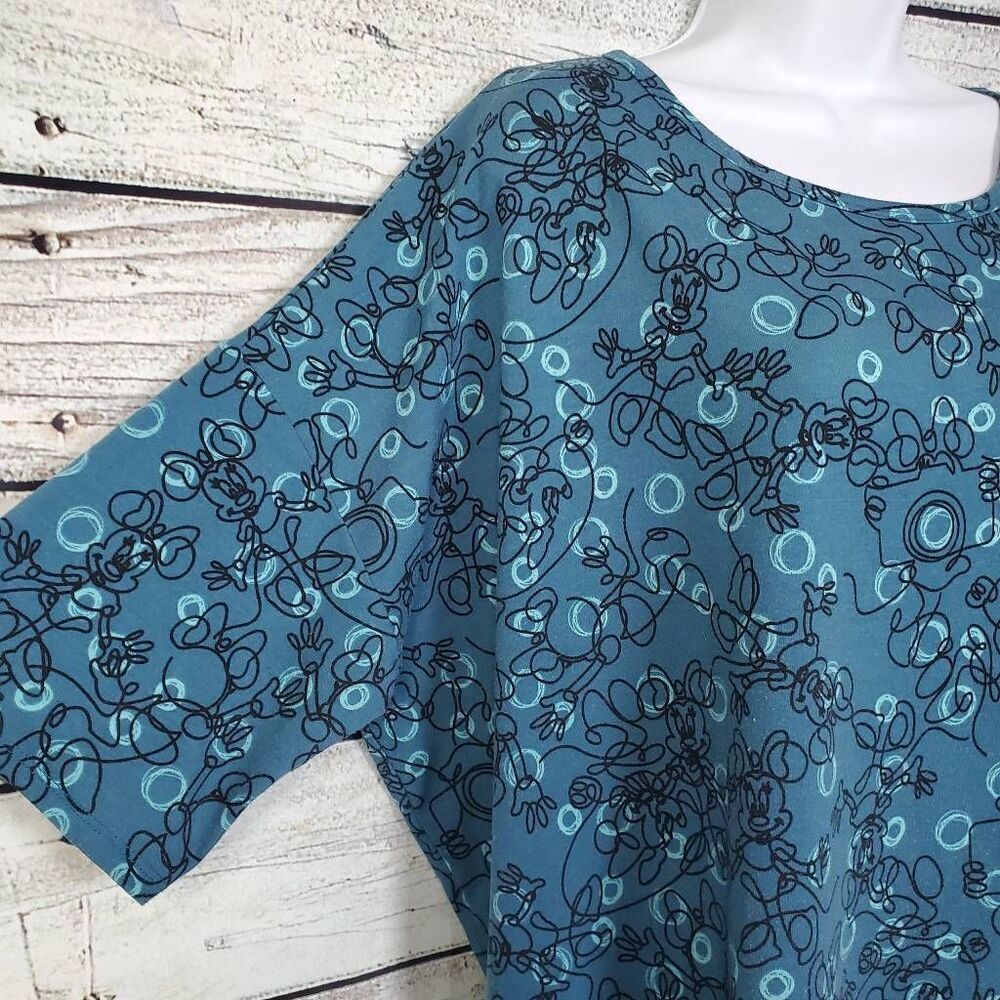 LuLaRoe Disney Minnie Mouse Oversized Tunic Top 2XL - Picture 2 of 7